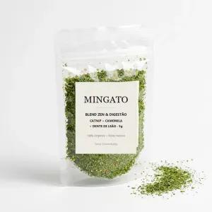 Blend Zen: Catnip + Flor de Camomila + Dente de Leão (5g) — Graminha de Gato 100% Hidropônica em Vasinho 3D Mingato