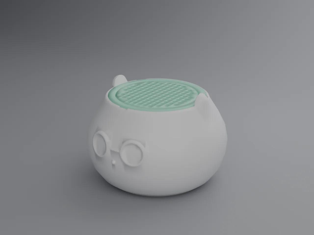 Vaso Hidropônico Dapper Cat (Mascote Mingato com Óculos)